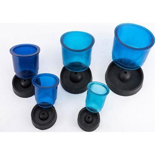 5pcs Dental Lab Round Casting Rings Formers with Base Plastic models Wax Investment wax-embedded circle Rubber embedding ring