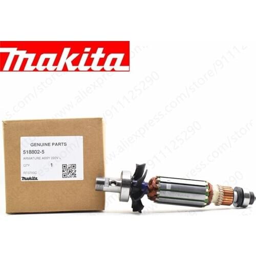 AC220-240V Armature Rotor Anchor for MAKITA RT0700C 515844-0 518802-5 Trimming Machine Rotor Power Tool Parts