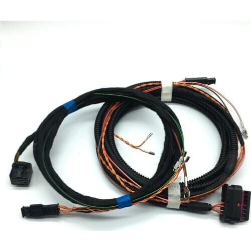 Car Front Camera Lane change keeping Lane assist ACC Adaptive Control Cruise Wiring Harness Cable For VW Tiguan 2Q0 907 572 J M