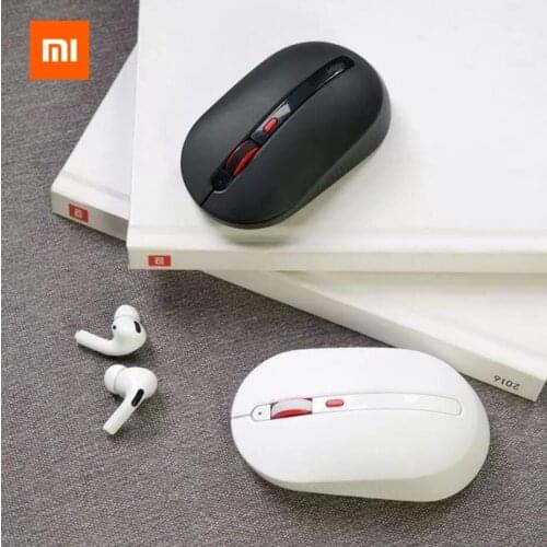 Xiaomi MIIIW Wireless Mute Mouse Wireless Mute, Multi-level DPI Adjustable, Comfortable Hand Feeling Black White Mouse