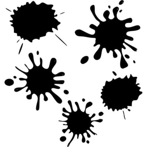 CK2492#18.8*20cm Set of blots funny car sticker vinyl decal silver/black car auto stickers for car bumper window car decor