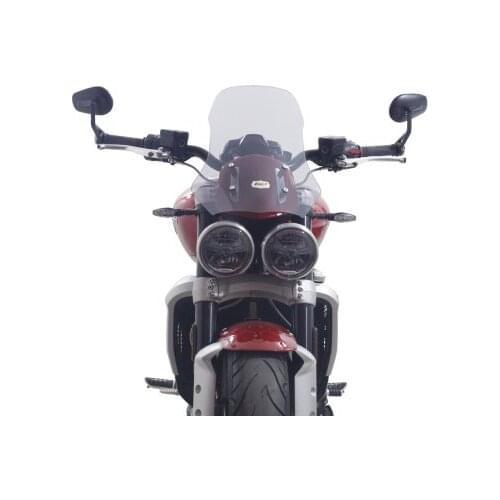 FOR GP Composite Rocket 3 R Compatible Front Glass 2010-2020 Smoked-46 cm Windscreen Accesor