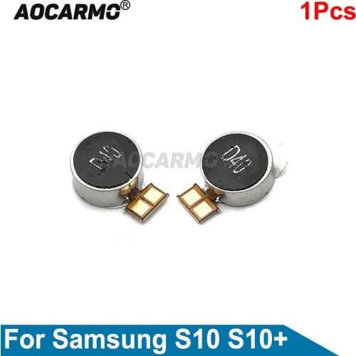 Aocarmo Vibrator Module Flex Cable For Samsung Galaxy S10 Plus S10+ Repair Part