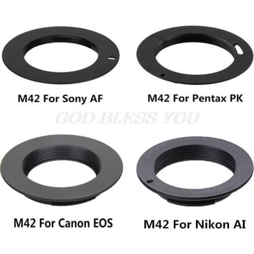 M42 Metal Lens Adapter Screw Mount Lens Ring To For Canon EOS For Nikon AI For Sony AF For Pentax PK Camera Lens Accessories
