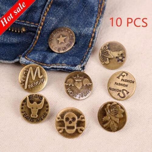 NBANLIKE Denim Buttons