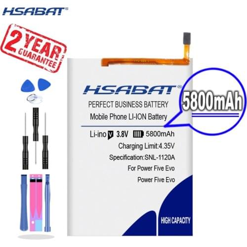 New Arrival [ HSABAT ] 5800mAh Replacement Battery for Highscreen power Five Evo / Five Pro