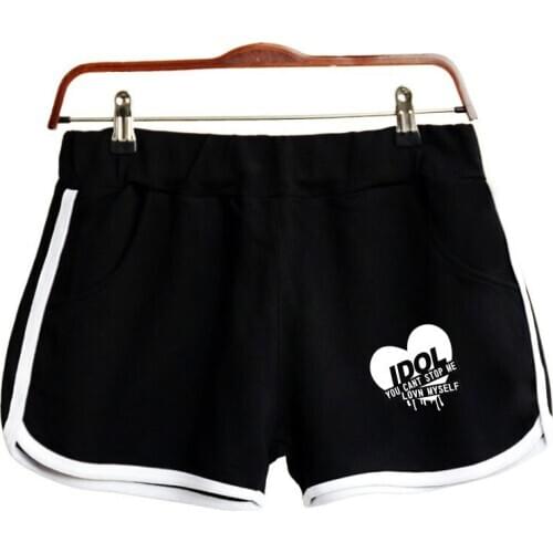 New Fashion Kpop Bangtan shorts IDOL You Can't Stop Me Love Myself Womens Bangtan Boys cotton design short pants