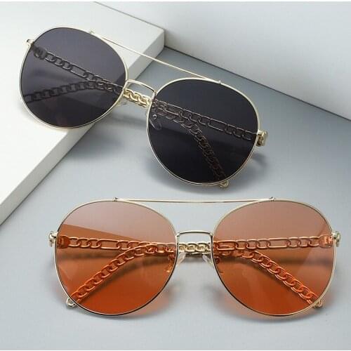 New Double Beam Fashion Sunglasses Women European And American Box Glasses Retro Eyeglasses Trendy Street Photography Glasses