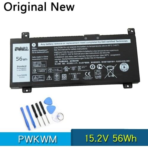 NEW Original PWKWM Laptop Battery For DELL Inspiron 14 7000 7466 7467 P78G 15.2V 56WH