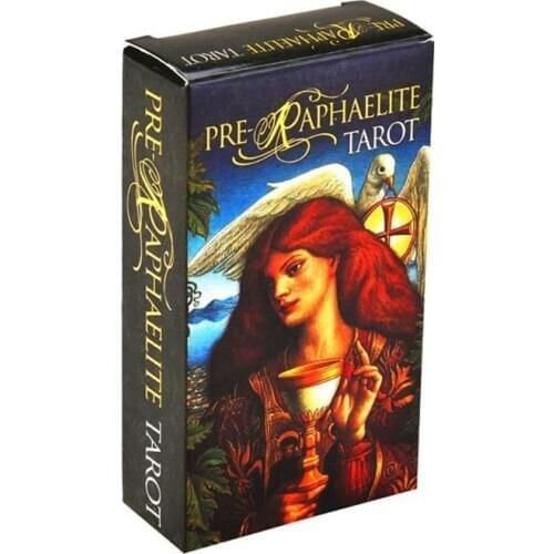 Full English Pre-Raphaelite Tarots 78 Card Deck Family Party Board Game Toy Card