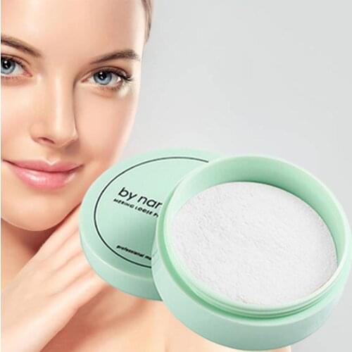 Translucent Pressed Loose Powder with Puff Smooth Face Makeup Foundation Waterproof Skin Finish WH998