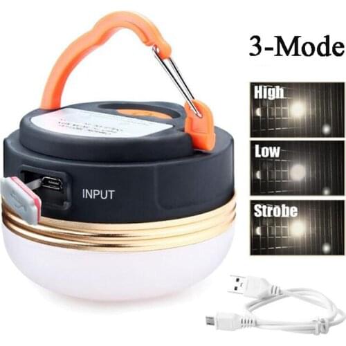 Portable Lantern LED Camping Tent Light Hanging or Magnetic led Working Emergency Lamp Battery or USB Charging LED Light