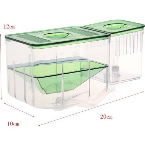 Clear Fish Breeding Box Aquarium Breeder Box Auto Circulating
