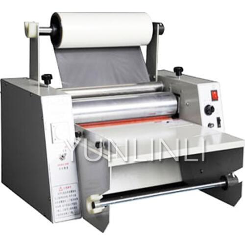 110V/220V Roll Laminator 15 Inch 380mm Heavy Duty Steel Roller Cold Hot Thermal 2 Function Speed Adjust Cold Laminating Machine