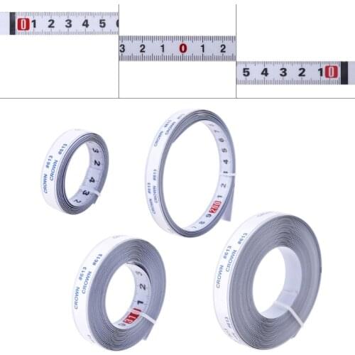Stainless Steel Miter Track Tape Measure Self Adhesive Metric Scale Ruler T-track Router Table Saw Woodworking Tool
