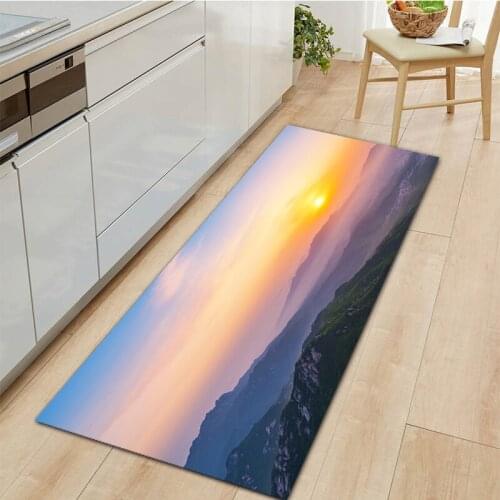 Sunshine And Beautiful Scenery Home Doormat Kitchen Mat Hallway Bedroom Living Room Decoration Carpet Bathroom Anti-Slip Rug