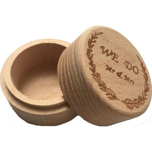 Wedding Wooden Ring Bearer Box Holder MR& MRS WE DO Letter Jewellery Box Rustic Wedding Valentines Engagement Decoration