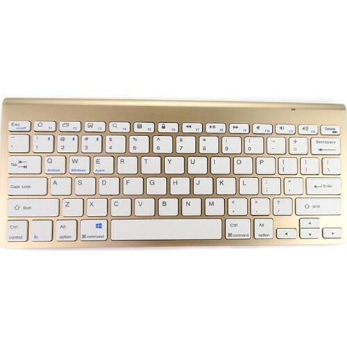 Ultra-Slim Bluetooth Keyboard Compatible with 2018 iPad Pro 11 / 12.9, New iPad 9.7 Inch, iPad Air, iPad Mini, iPhone and Other