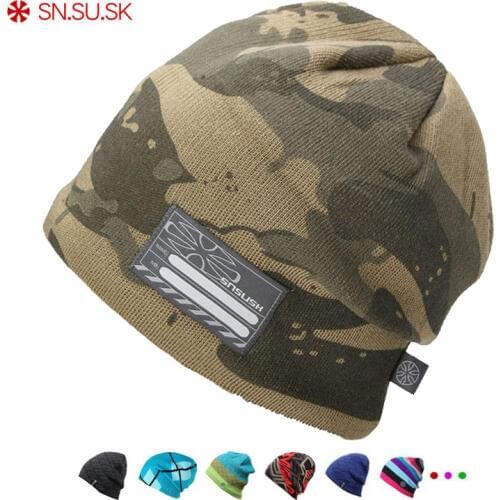 SN.SU.SK Winter Hat Gorros Snowboard Autumn Hats Skating Ski Caps Skullies And Beanies For Men Women Hip Hop Caps