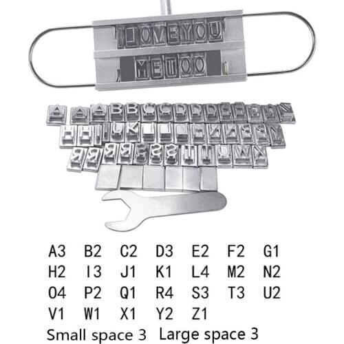 1 Set Personality Steak Meat BBQ Branding Iron with Changeable English Letters Outdoor Barbecue Tools