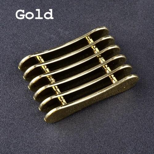 1 Pcs Gold Silver 5Grids Nail Art Pen Holder Stand Nails Salon Beauty UV Gel Brush Rest Display Storage Manicure Tools