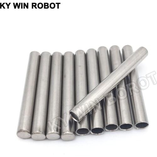 10pcs/lot temperature sensor PT100 DS18B20 Stainless steel casing pipes Protective sleeve 6*50mm