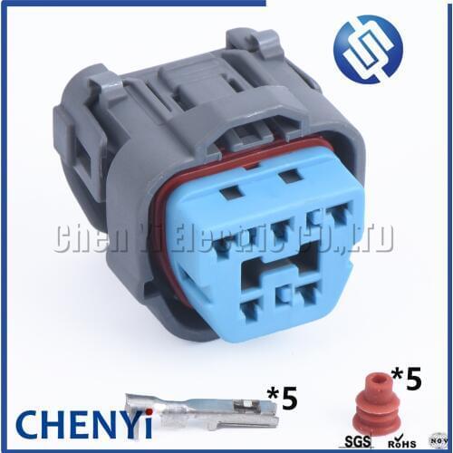 2 set 5 pin Oil Fuel Pump Automotive Plug Gasoline Connector Socket For Honda Accord Fit Civic Odyssey CRV VEZEL 6189-0618