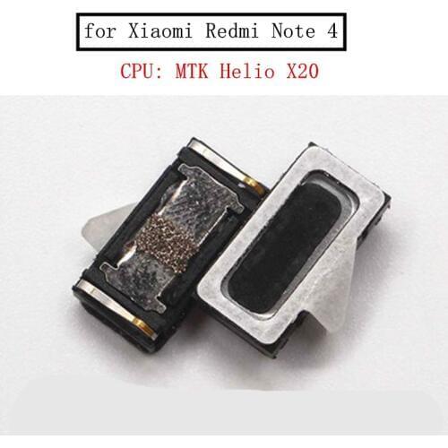 2pcs for Xiaomi Redmi Note 4 MTK Earpiece Receiver Ear Speaker Cell Phone Replacement Repair Spare Parts Tested Before Shipment
