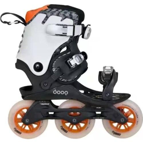 2019 Original Powerslide Doop Roller Skating Shoes 4*80mm or 3*100/110mm Luminous Wheels Inline Skates Free Skating Patines