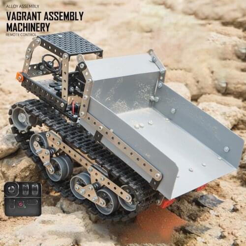 996Pcs 9CH DIY Assembly RC Dump Truck Model Kits Mental Vehicle Assembly Toy Gift