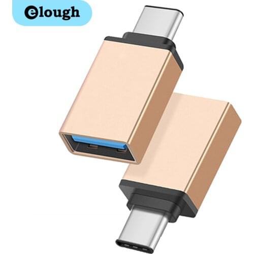 Elough OTG Type C Adapter For Xiaomi Mi5 Huawei Honor 8 USB C Type-C OTG Converter For Samsung Galaxy S10 S9 S8 Note 9 8 USB-C