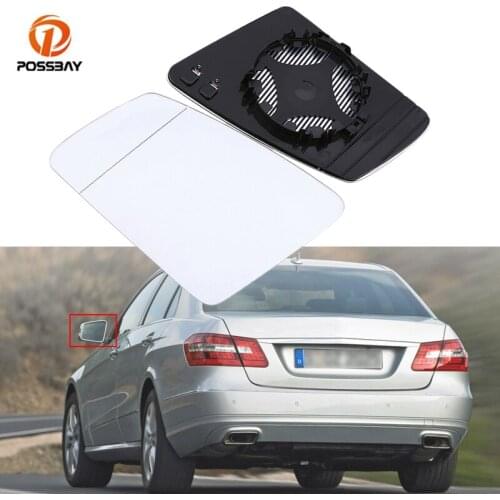 2Pcs Car Rearview Mirror Glass Heated Electric Wing White Door Mirror Glasses for Mercedes-Benz E-Klasse W212 Sedan 2009-2016