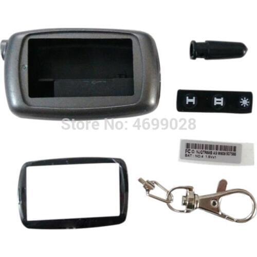 A9 Case Keychain Body Cover For Two Way Car Alarm System Starline A9 A6 A8 A4 A2 2-WAY LCD Remote Control Key Fob Chain