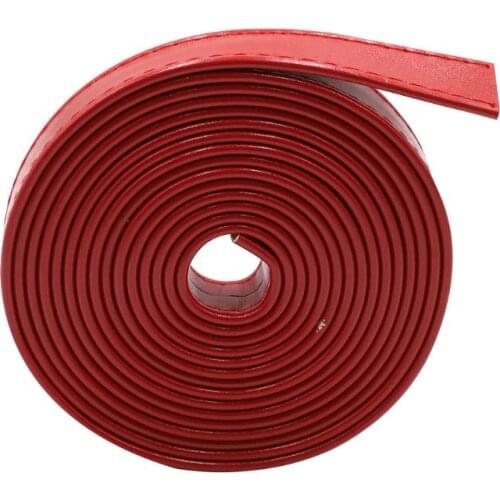 D0LF 2cmx3m Long Glossy PU Leather Belt DIY Craft Strips Strap for Bag Case Handles Clothes Decorative Accessories