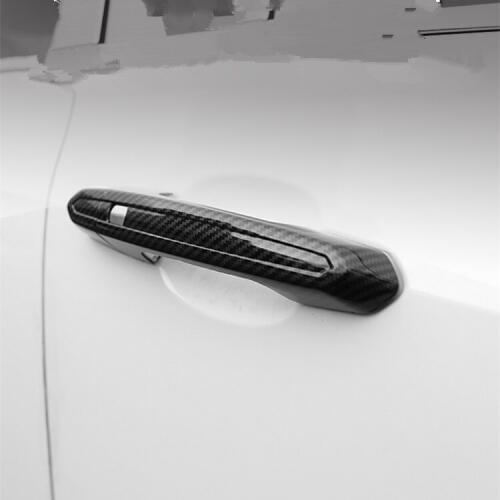 Carbon Fibre Exterior Doors Handle Decorated Cover For Cadillac ATSL XTS XT5 CT6 XT4 ACA205