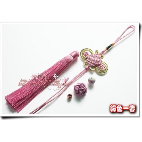 140mm long tassels Full manual preparation diy jewelry accessories Earhook Collectibles Chinese knot Upscale tassel wholesale