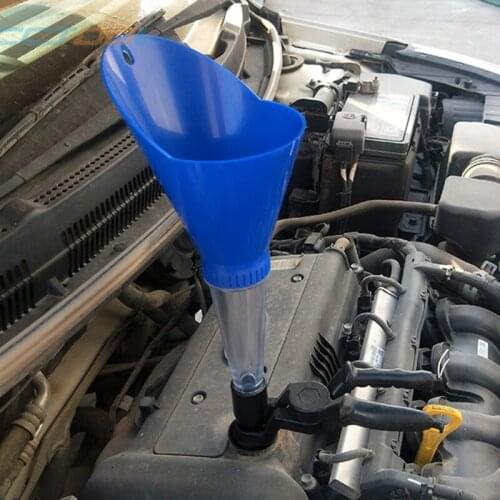 G99F Universal Car Engine Oil Filling Funnel Practical Multifunctional Oil Filler Auto Repair Tools Filling and Oil Change