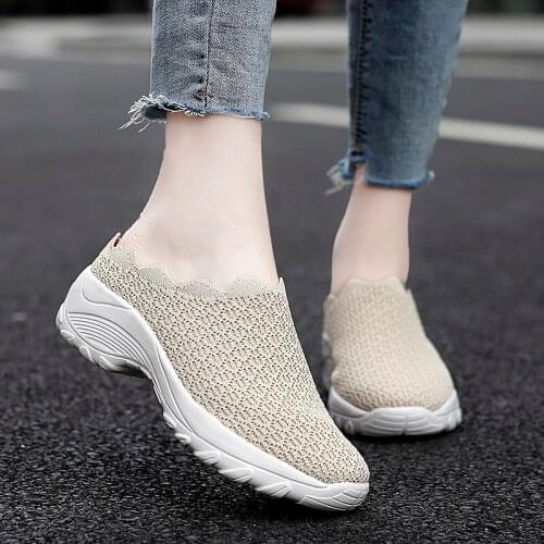 Summer Platform Women Slippers Breathable Outdoor Ladies Sandals Plus Size Female Shoes Slip On Loafers Casual Shoes Sneakers