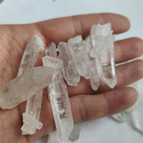 Natural White Crystal Rock Stone Points Wands Specimen Restoration Of Reiki Minerals Home Decoration