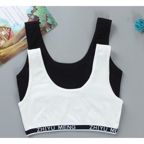 Teenager Underwear Girls Training Bra Kids Vest Girls Sport Top Underwear Adolescente Teen Bras Panties for Developmental Age