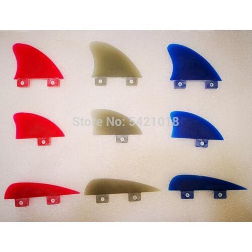 New Single Small Surf Fin SUP Board Fins Knubster Centre Kneel surfboard Fin Blue Red Smoky BRANDRUPEL
