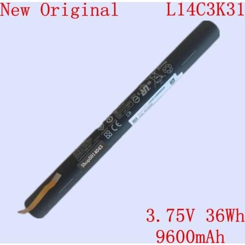 New Original Laptop Li-ion replacement Battery L14C3K31 for LENOVO Yoga Tablet 2-1050F 2-1051F 2-1050LC 3.75V 36Wh 9600mAh