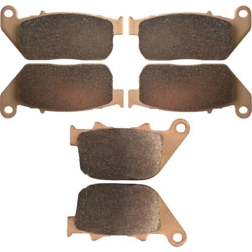 Motorcycle Parts Copper Based Sintered Motor Front & Rear Brake Pads For Harley XL1200L Sportster Roadster Brake Disk