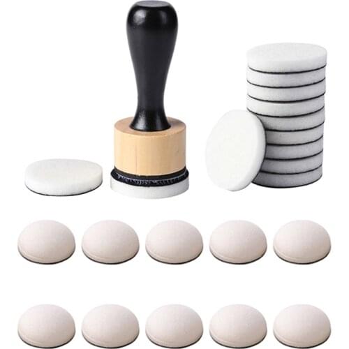 Round / Domed Foam Refills Replacement Applicators Mini Ink Blending Tools for Scrapbooking Craft Card Background Making Tools