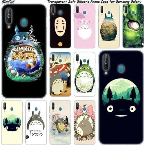 My Neighbor Totoro Silicone Phone Case For Samsung Galaxy A80 A70 A60 A50 A40 A40S A30 A20 A2CORE M40 Note 10 Plus 9 8 5 Fashion