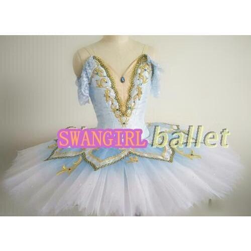Blue bird classic tutu professional girls flower fairy ballet tutu performance ballet cosutmes sleep beauty SB0054