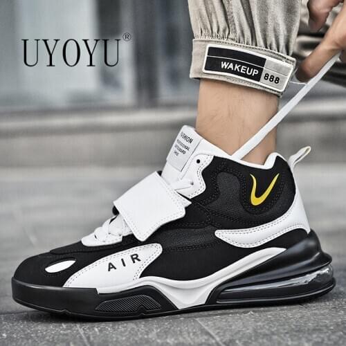 High Top Men Basketball Shoes Unisex Air Cushion Mesh Sneakers Non-slip women Sports Shoes Gym Training Athletic Shoes basket