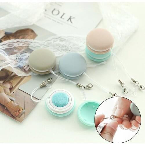 30# Macaron Mobile Phone Screen Cleaning Cloth Double Sides Available Camera Len Cleaner Decorative Keychain Hook Dust Plug