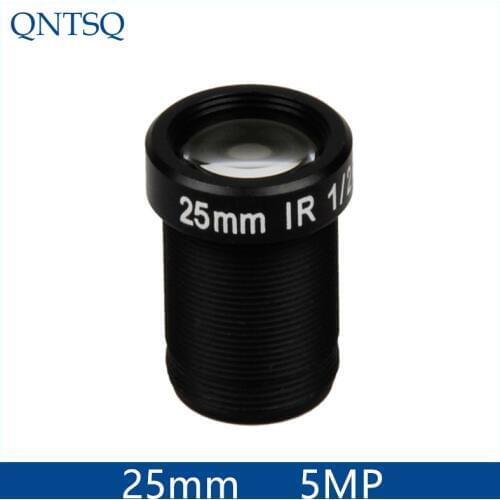 5 Megapixel cctv camera lens 25mm Fixed Iris lens, 1/2" M12x0.5 Mount Fixed for Security Camera, MTV-25MM(5MP)