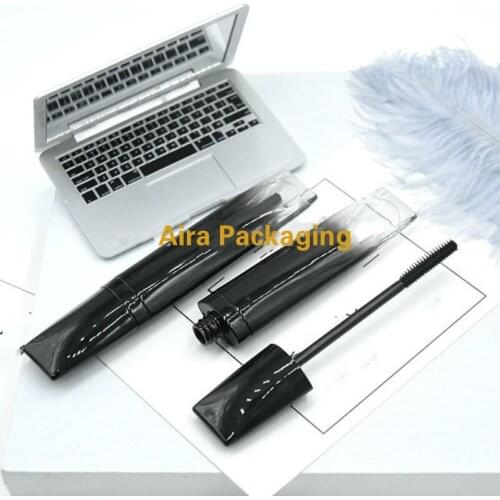 7ML Professional Portable Cosmetic Eyelashes Cream Container Beauty Makeup Tool Black Plastic Mascara Tube 30/50pcs